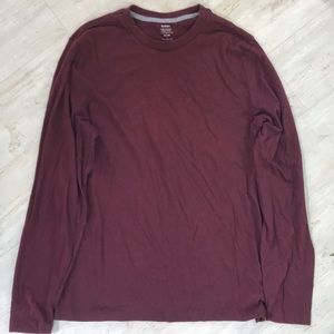 Old Navy Burgundy Long Sleeve Top